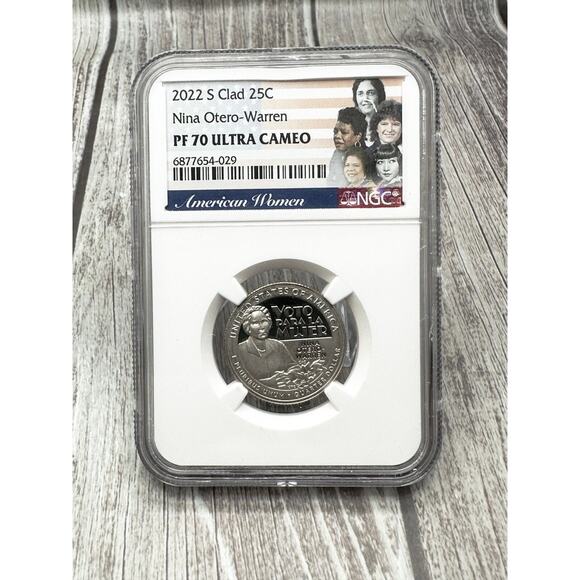 2022 Nina Otero-Warren Proof Quarter NGC PF70 Ultra Cameo Collectible Gift - Picture 3 of 5
